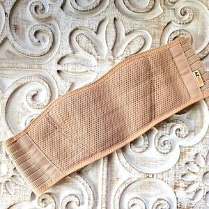 Azmed Maternity Belt Lower Back and Pelvic Support Comfortable Belly Beige Band
